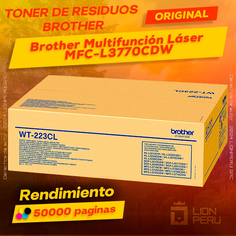 Toner de Residuos Brother MFC-L3770CDW Multifunción Láser