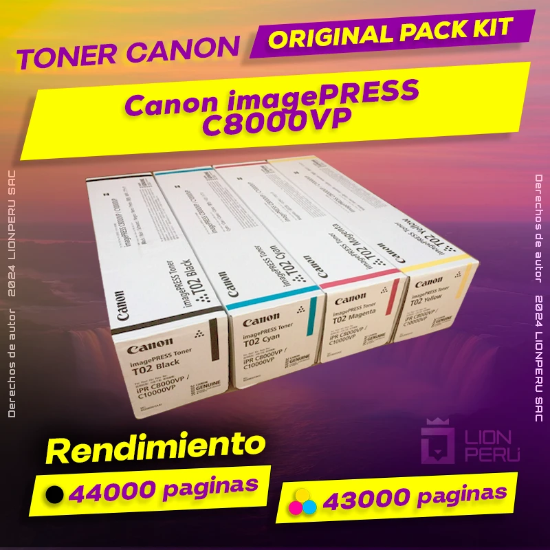 Toner Canon C8000VP Cartucho Original
