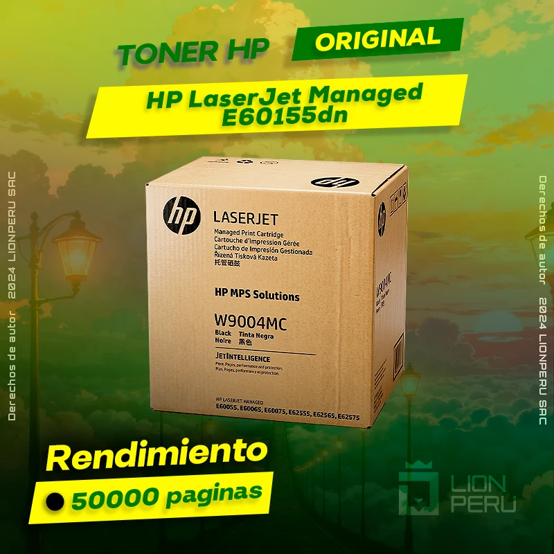 Toner HP E60155dn LaserJet Managed Negro
