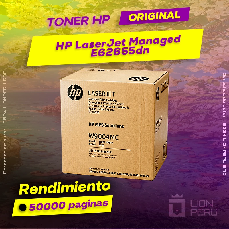 Toner HP E62655dn LaserJet Managed Original Negro