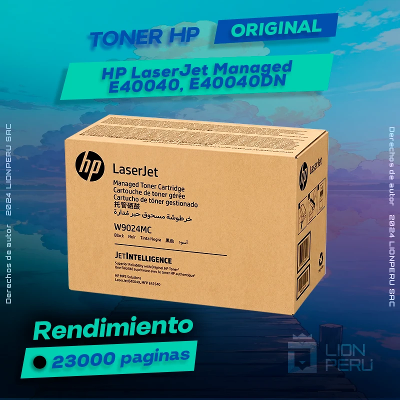 Toner HP E40040, E40040DN LaserJet Managed Original Negro