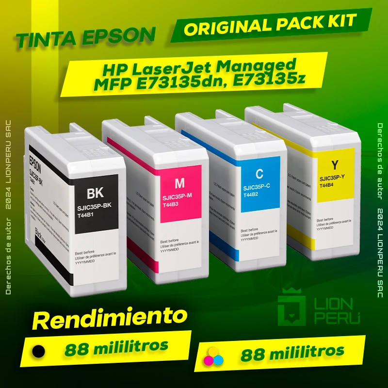 Tinta Epson ColorWorks CW-C6000A, CW-C6000P Original CMYK