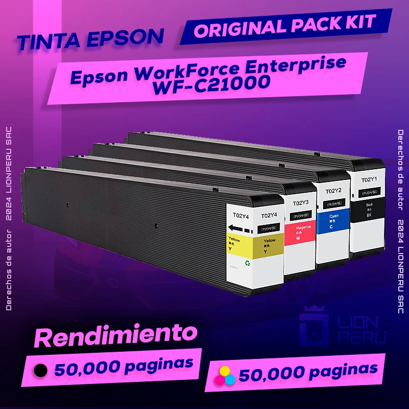 Tinta Epson WorkForce Pro WF-C21000 Cartucho Original