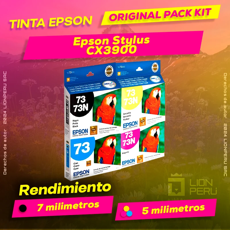 Tinta Epson CX3900 Stylus Cartucho de Tinta Original