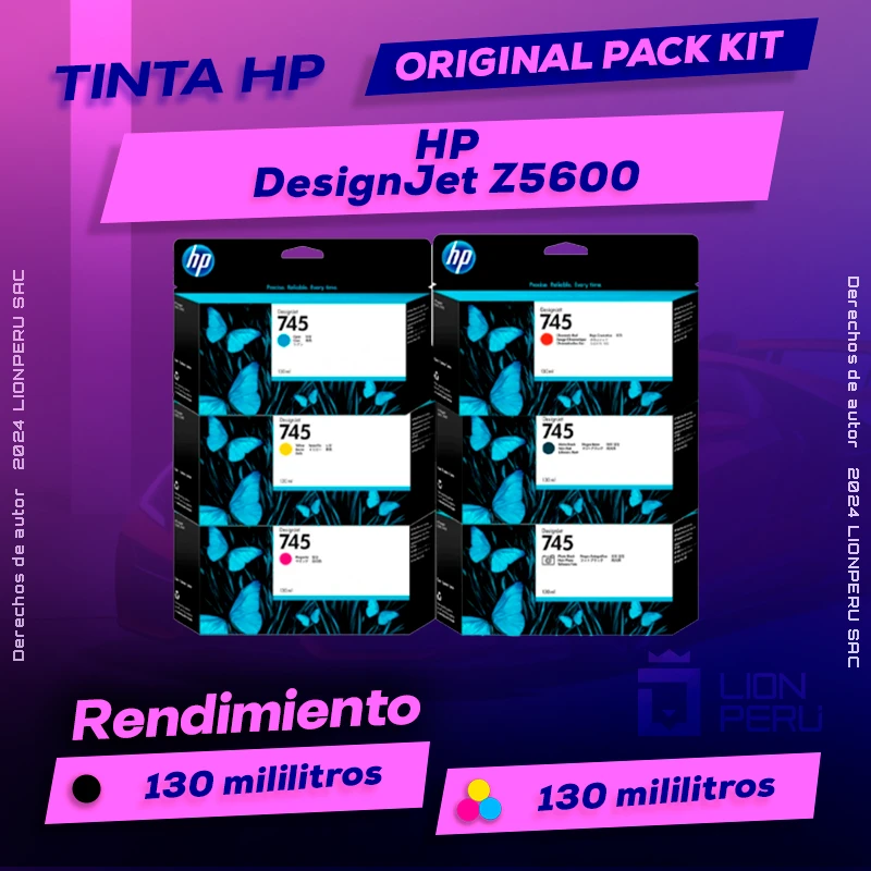 Tinta HP DesignJet Z5600 Cartucho Original