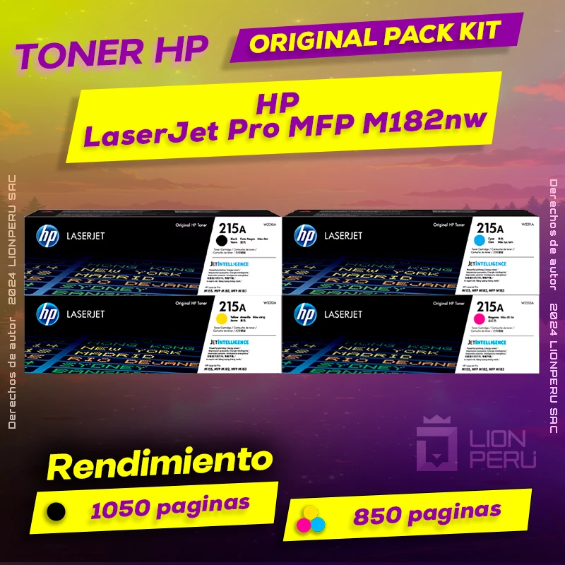 Toner HP MFP M182nw Color LaserJet Pro