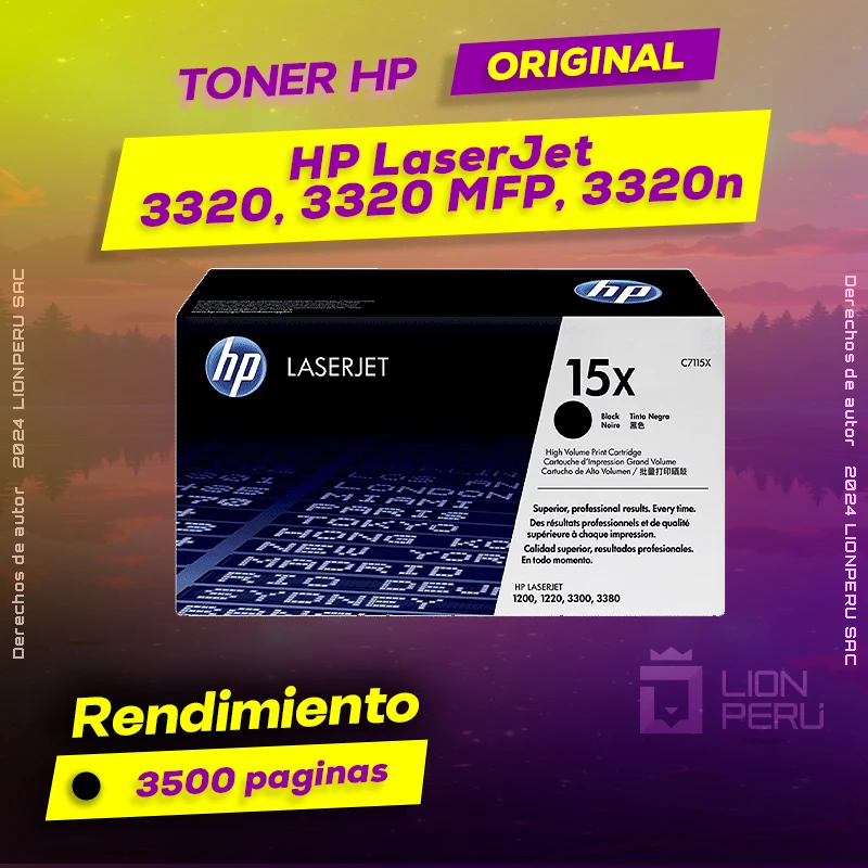 Tóner HP LaserJet 3320, 3320 MFP, 3320n Original
