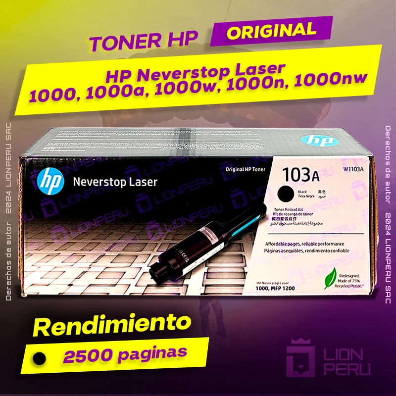 Toner HP 1000, 1000a, 1000w, 1000n, 1000nw Neverstop Laser