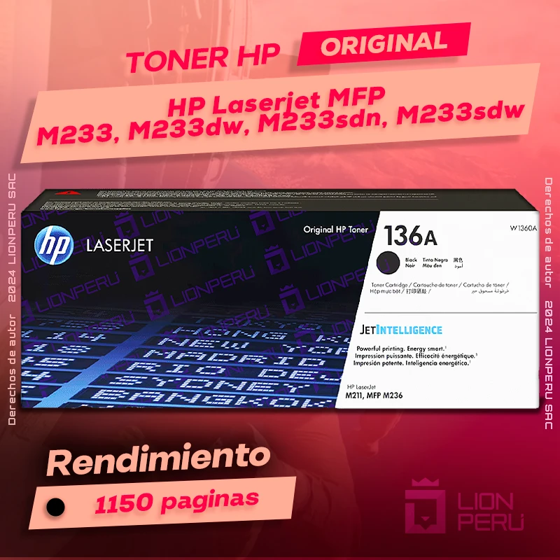 Toner HP MFP M233, M233dw, M233sdn, M233sdw Laserjet