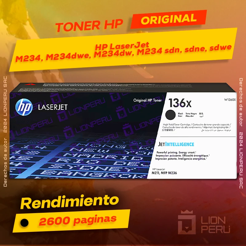 Toner HP M234, M234dwe, M234dw, M234 sdn, sdne, sdwe