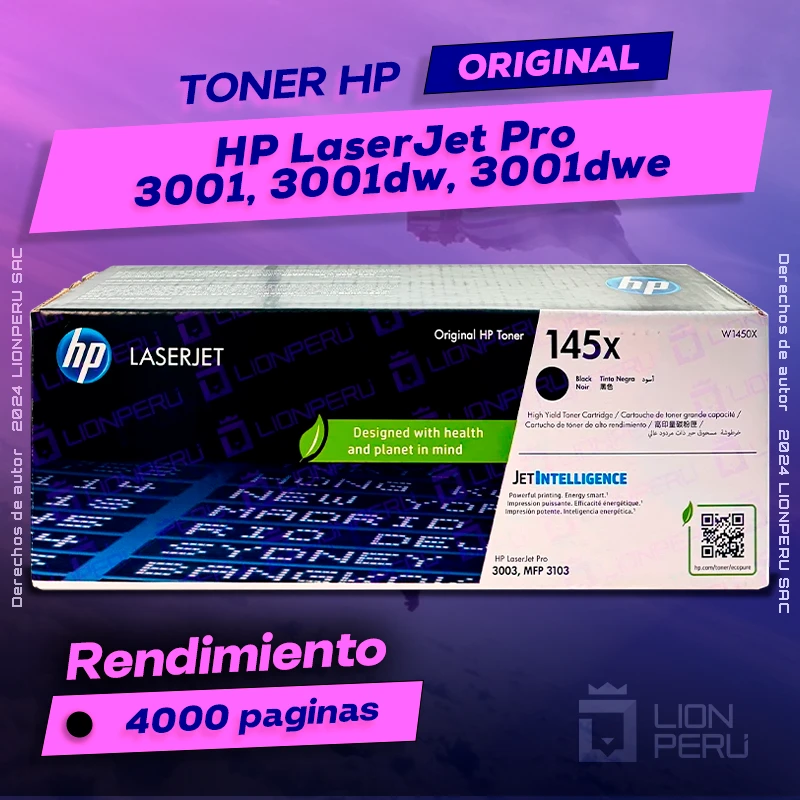 Toner HP 3001, 3001dw, 3001dwe LaserJet Pro Original