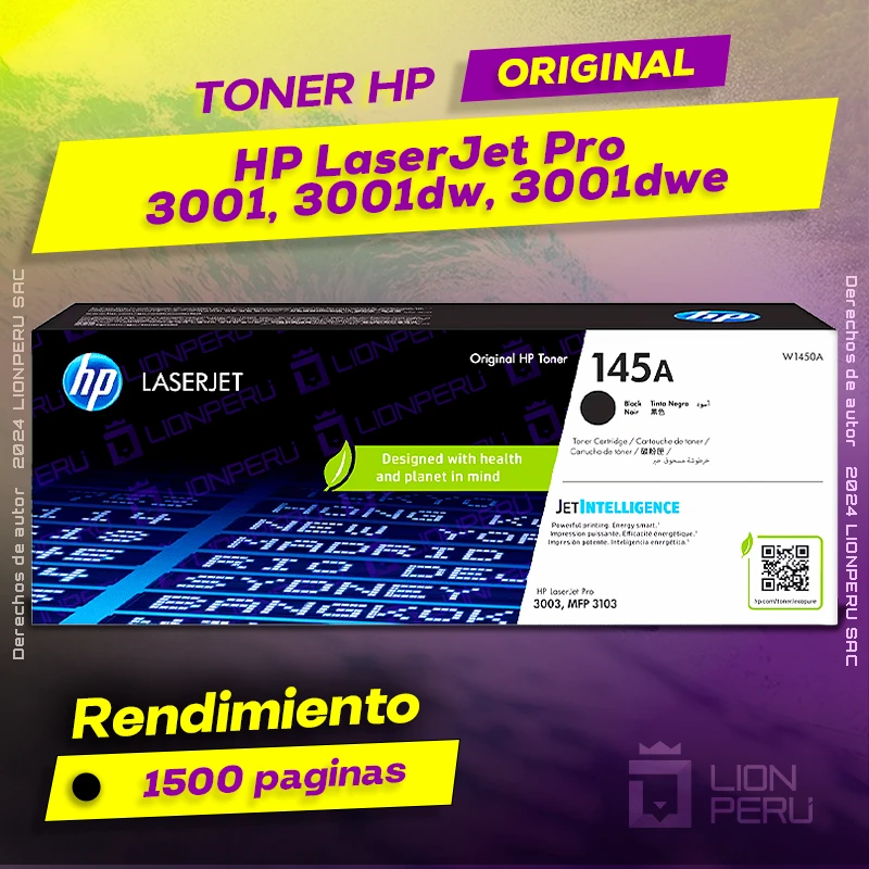 Toner HP 3001, 3001dw, 3001dwe LaserJet Pro Original