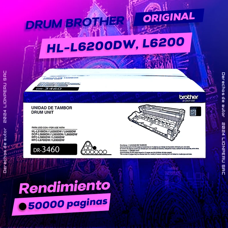 Drum Brother HL-L6200, L6200DW Tambor Unidad Original, ofrece un rendimiento de Calidad a un super Precio, ingresa y consigue el tuyo… ¡¡YA!!