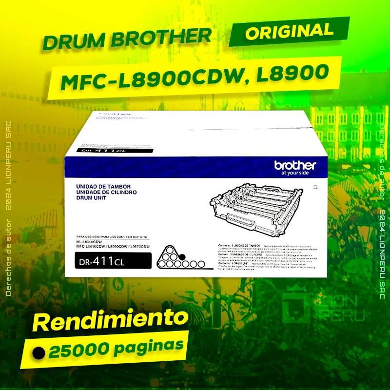 Drum Brother MFC-L8900, L8900CDW Tambor Original, ofrece un rendimiento de Calidad a un super Precio, ingresa y consigue el tuyo… ¡¡YA!!