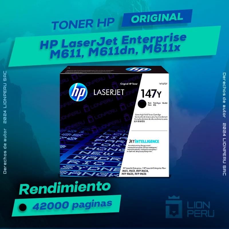 Toner HP M611, M611dn, M611x LaserJet Enterprise