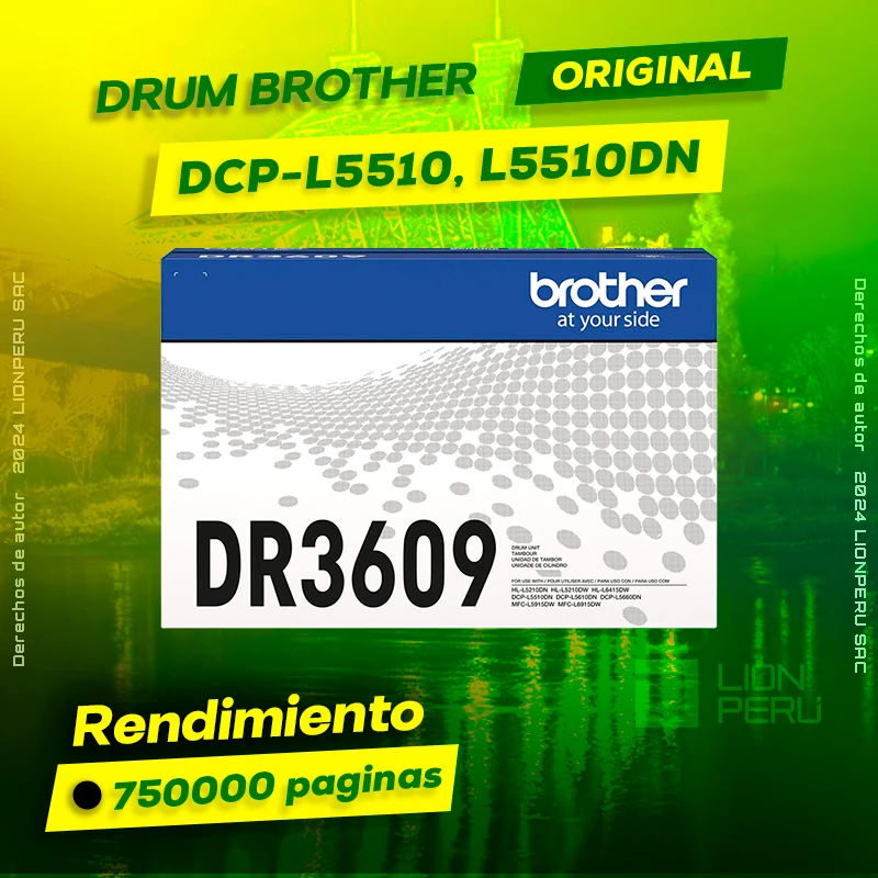 Tambor Brother DCP-L5510, L5510DN Drum Unit Original, ofrece un rendimiento de Calidad a un super Precio, ingresa y consigue el tuyo… ¡¡YA!!