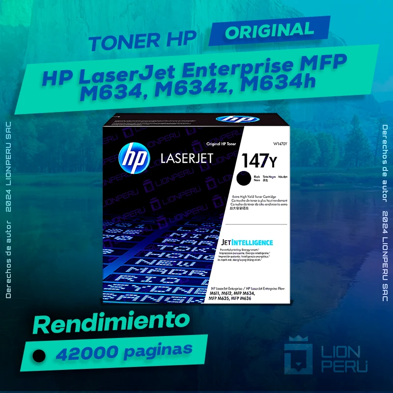 Toner HP MFP M634, M634z, M634h LaserJet Enterprise