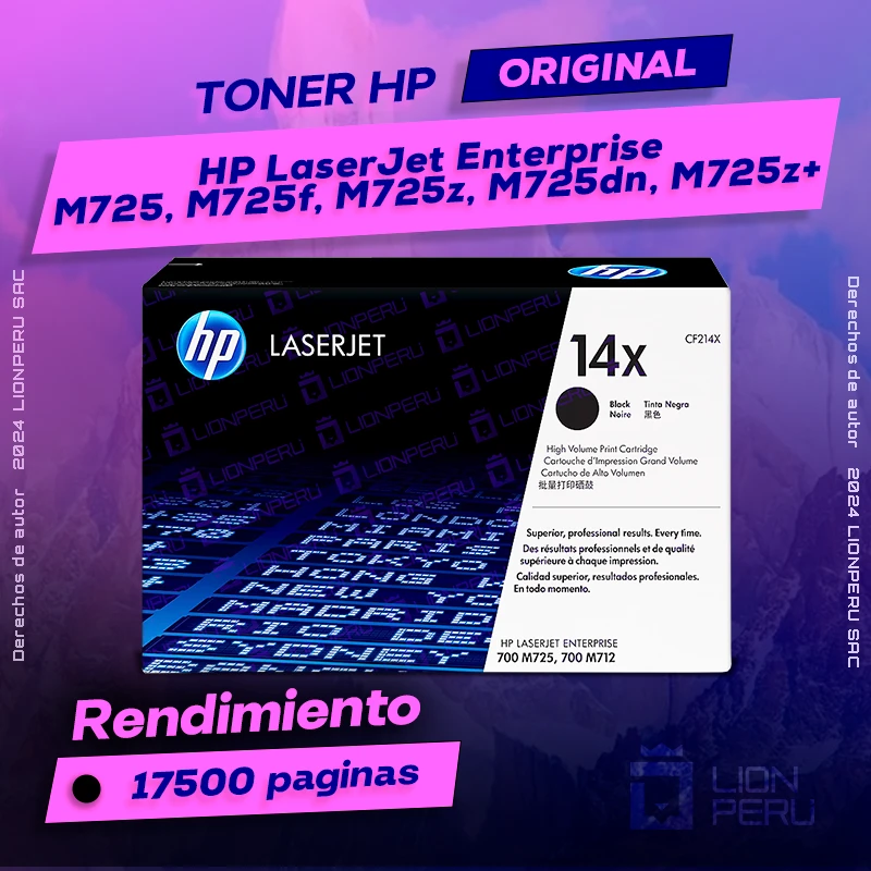 Toner HP M725, M725f, M725z, M725dn, M725z+ LaserJet Enterprise