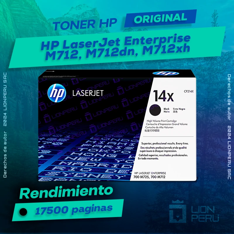 Toner HP M712, M712dn, M712xh LaserJet Enterprise