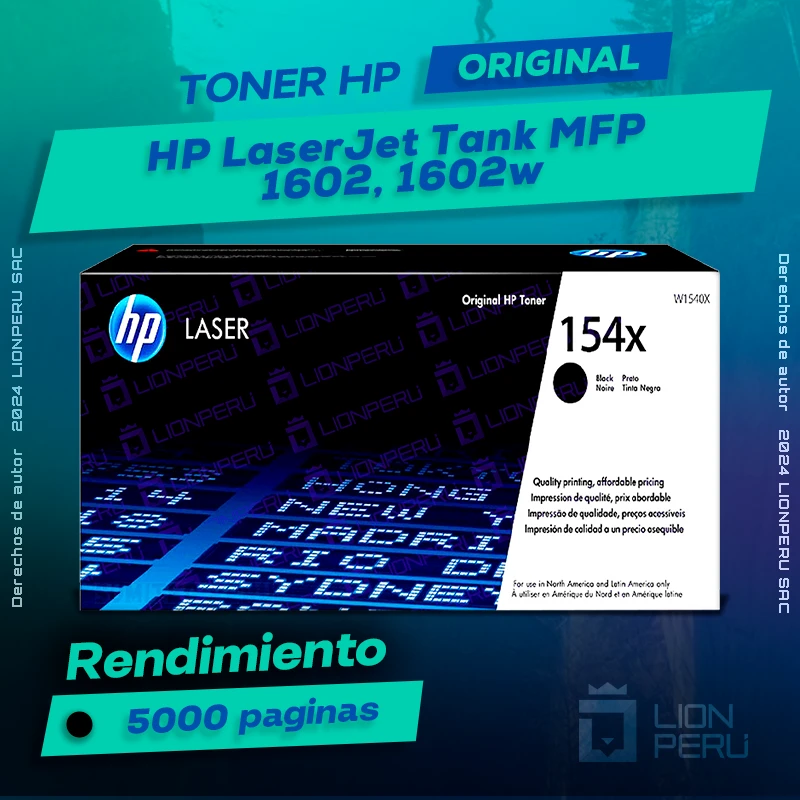 Toner HP MFP 1602, 1602w LaserJet Tank Original