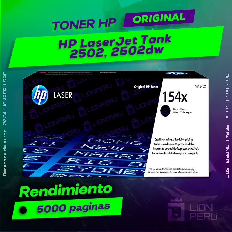 Toner HP 2502, 2502dw LaserJet Tank Original