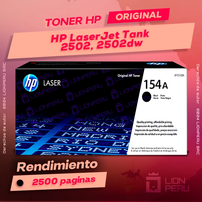 Toner HP 2502, 2502dw LaserJet Tank Original