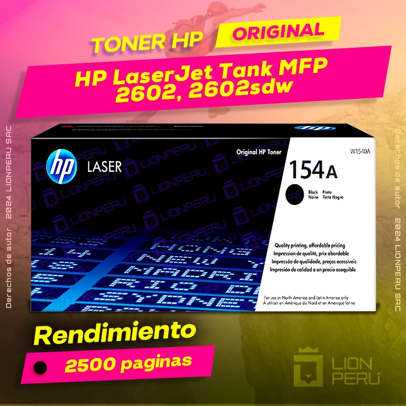 Toner HP MFP 2602, 2602sdw LaserJet Tank Original