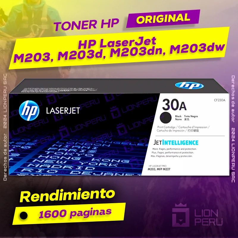 Toner HP M203, M203d, M203dn, M203dw LaserJet