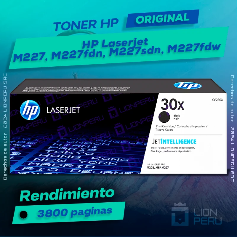 Toner HP Laserjet M227, M227fdn, M227sdn, M227fdw