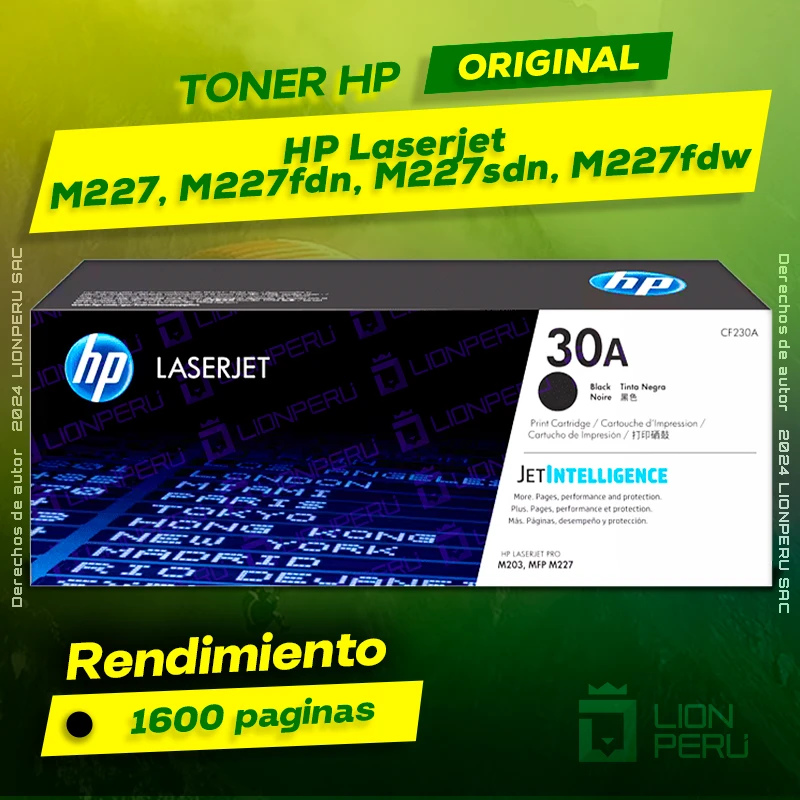Toner HP Laserjet M227, M227fdn, M227sdn, M227fdw