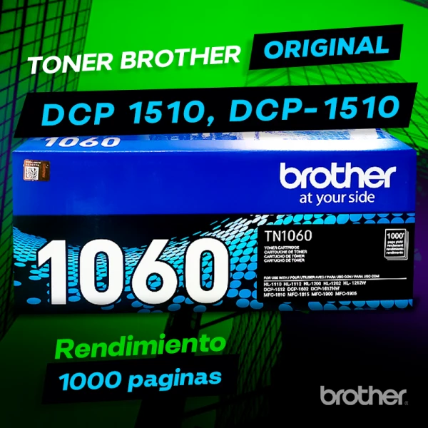 Toner Brother DCP 1510, DCP-1510 Cartridge Laser Original negro, ofrece un rendimiento de Calidad a un super Precio, consigue el tuyo… ¡¡YA!!