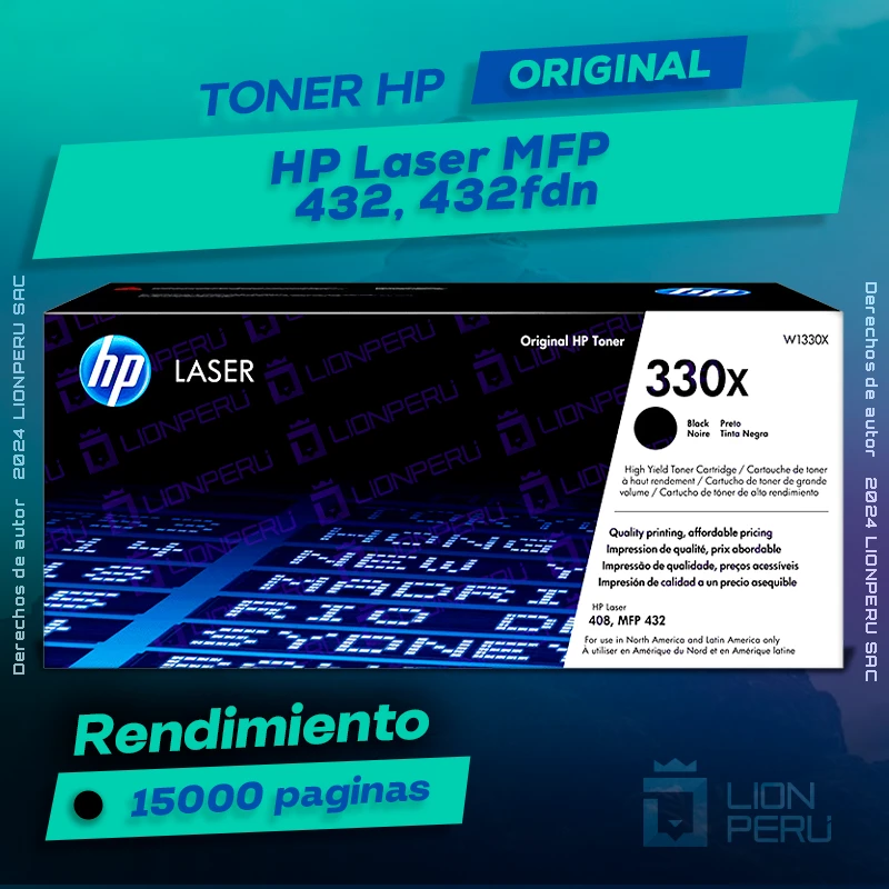 Toner HP MFP 432, 432fdn Laser Cartucho Original