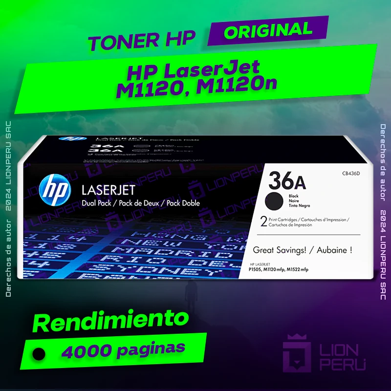 Toner HP M1120, M1120n LaserJet Cartucho Original