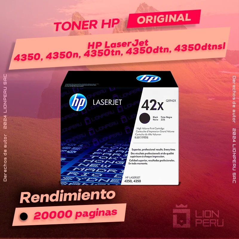Toner HP LaserJet 4350, 4350n, 4350tn, 4350dtn, 4350dtnsl