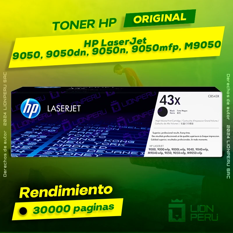 Toner HP 9050, 9050dn, 9050n, 9050mfp, M9050 LaserJet