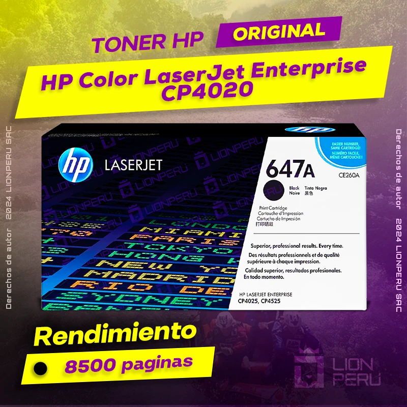 Toner HP CP4020 Color LaserJet Enterprise Original