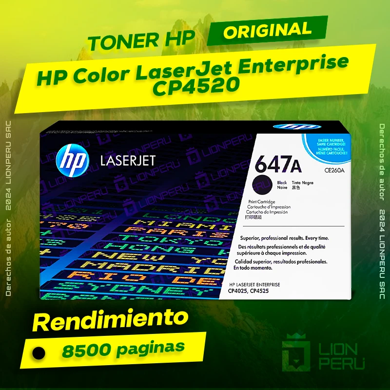 Toner HP CP4520 Color LaserJet Enterprise Original