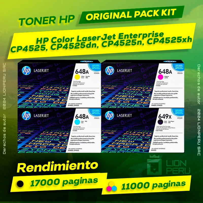 Toner HP CP4525, CP4525dn, CP4525n, CP4525xh Color LaserJet