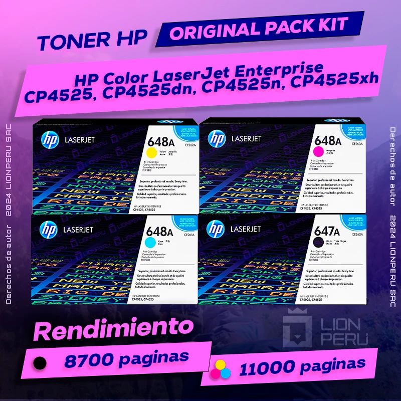 Toner HP CP4525, CP4525dn, CP4525n, CP4525xh Color LaserJet