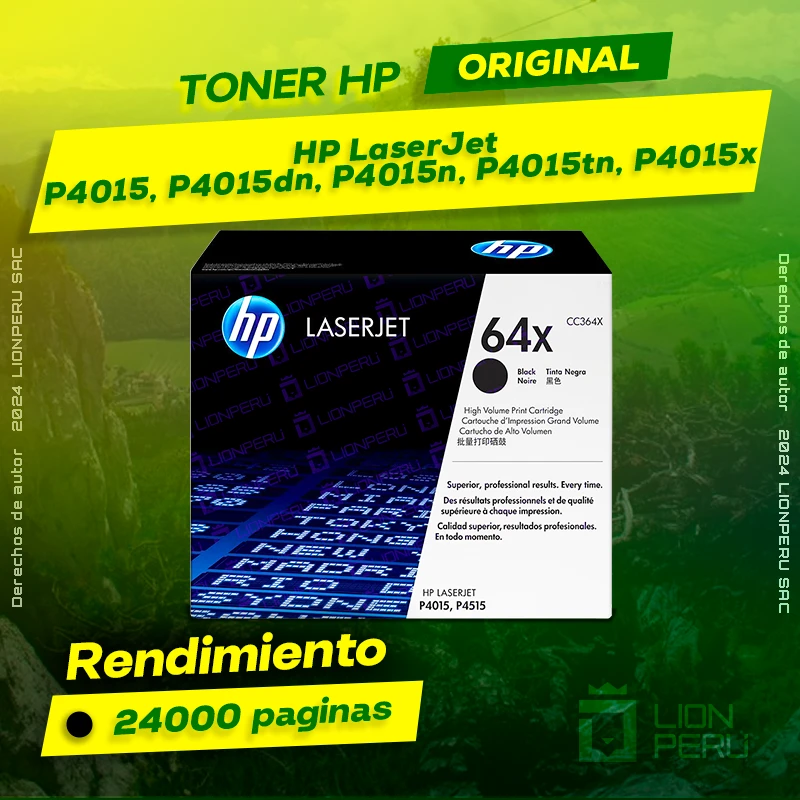 Toner HP LaserJet P4015, P4015dn, P4015n, P4015tn, P4015x