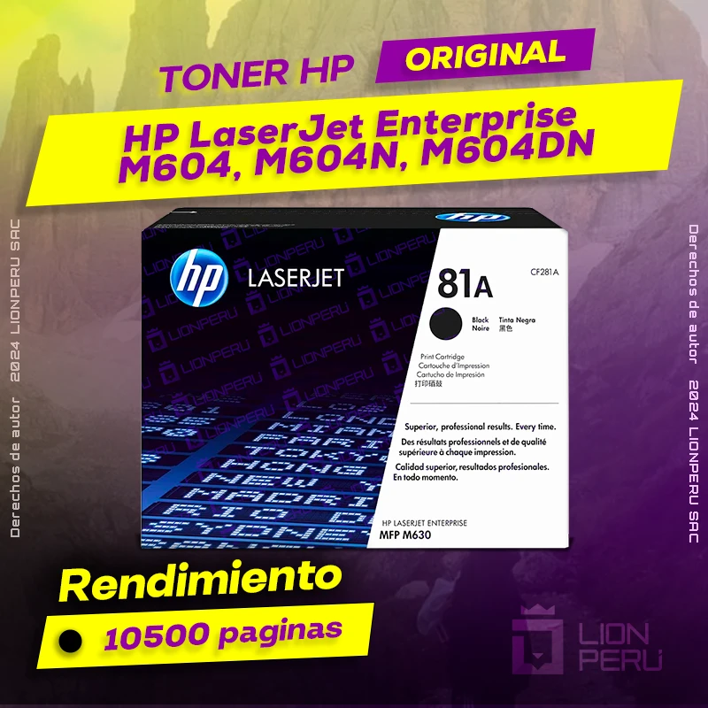 Toner HP M604, M604N, M604DN LaserJet Enterprise