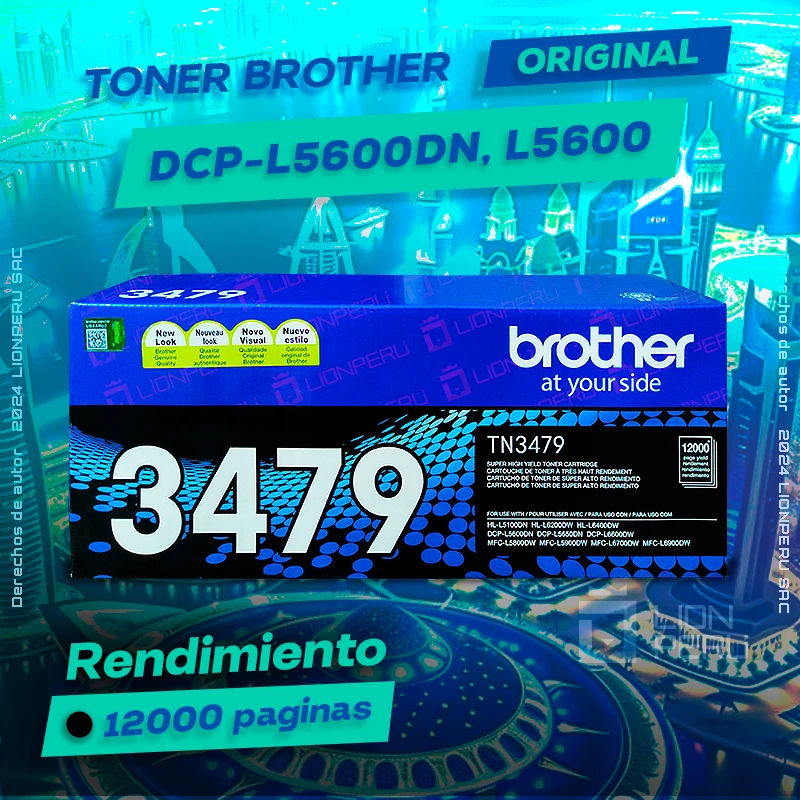 Toner Brother DCP-L5600dn, 5600 Laser Alta Capacidad