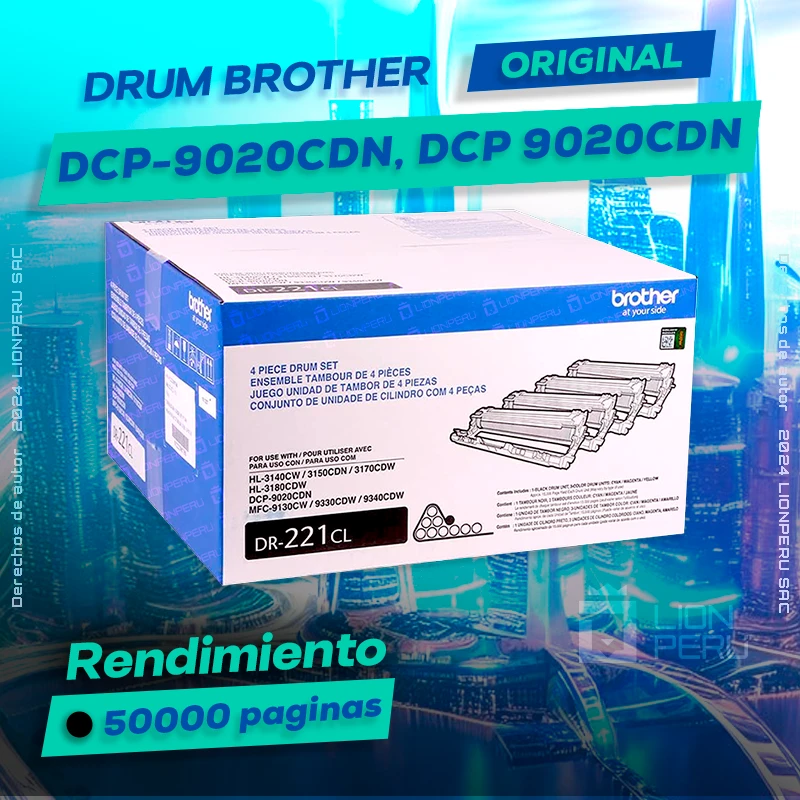 Drum Brother DCP-9020CDN, DCP 9020CDN Tambor Unit Original, ofrece un rendimiento de Calidad a un super Precio, ingresa y consigue el tuyo… ¡¡YA!!