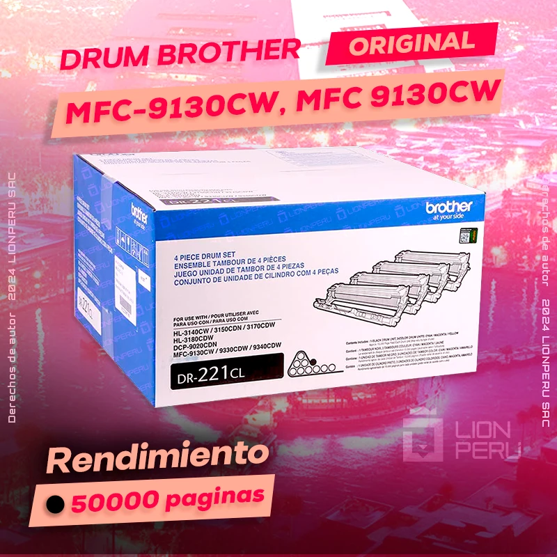 Drum Brother MFC-9130CW, MFC 9130CW Tambor Unit Original, ofrece un rendimiento de Calidad a un super Precio, ingresa y consigue el tuyo… ¡¡YA!!