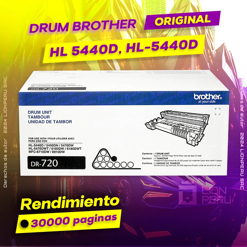 Drum Brother HL 5440D, HL-5440D Tambor Unit Original, ofrece un rendimiento de Calidad a un super Precio, ingresa y consigue el tuyo… ¡¡YA!!