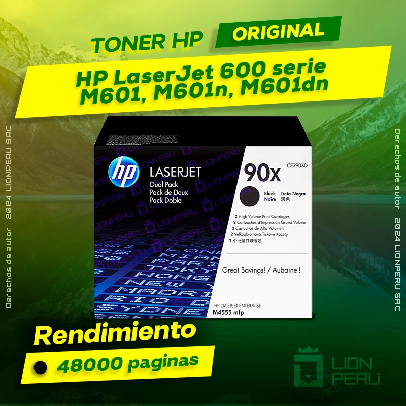 Toner HP 600 serie M601, M601n, M601dn LaserJet