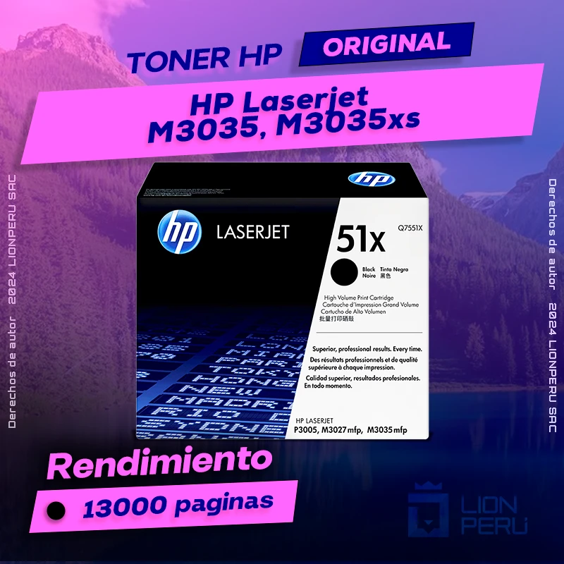 Toner HP M3035, M3035xs LaserJet Cartucho Original