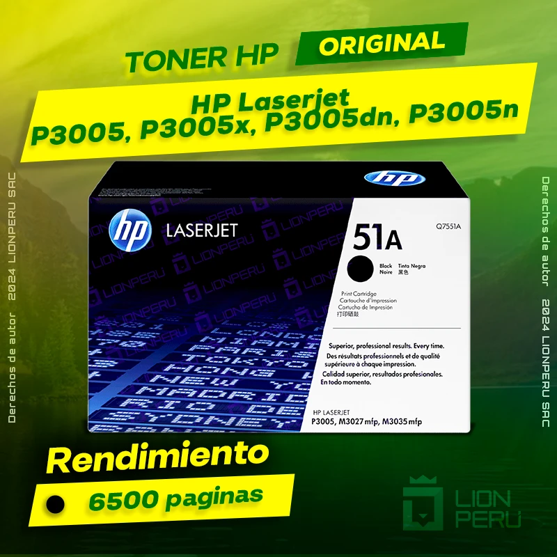 Toner HP P3005, P3005x, P3005dn, P3005n Laserjet