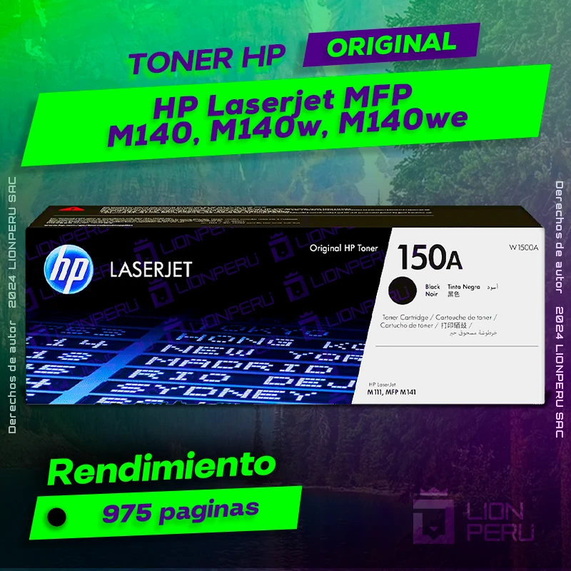 Toner HP MFP M140, M140w, M140we Laserjet Original