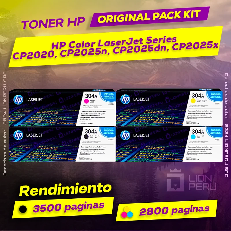 Toner HP Series CP2020, CP2025n, CP2025dn, CP2025x Color LaserJet